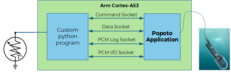 Custom Popoto application diagram