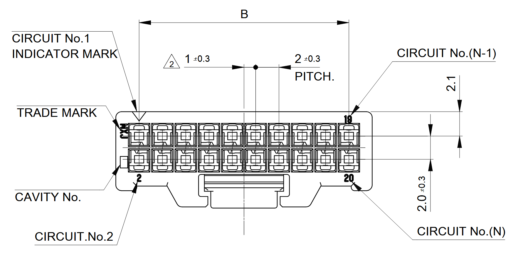 Molex iGrid housing pin numbering