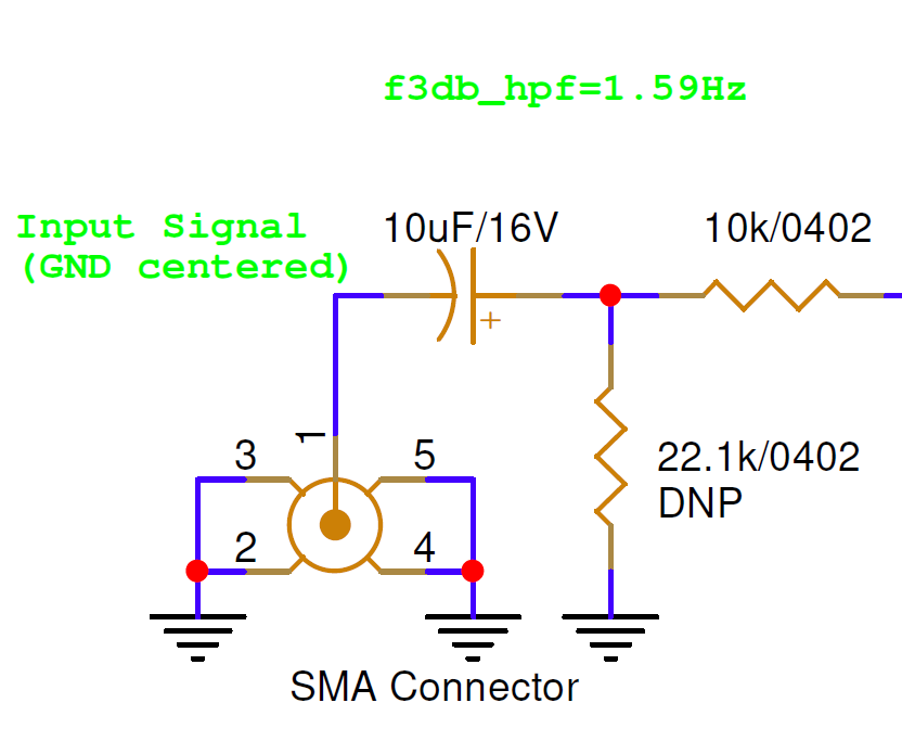 PMM5544 analog line input interface schematic