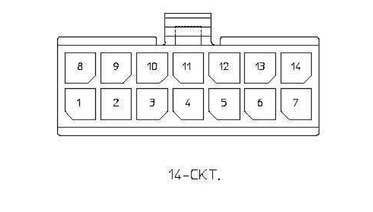 PDI connector pin numbering
