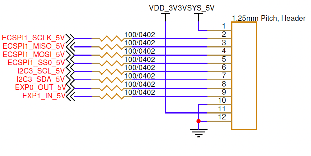 PMM4511 MPU expansion interface schematic
