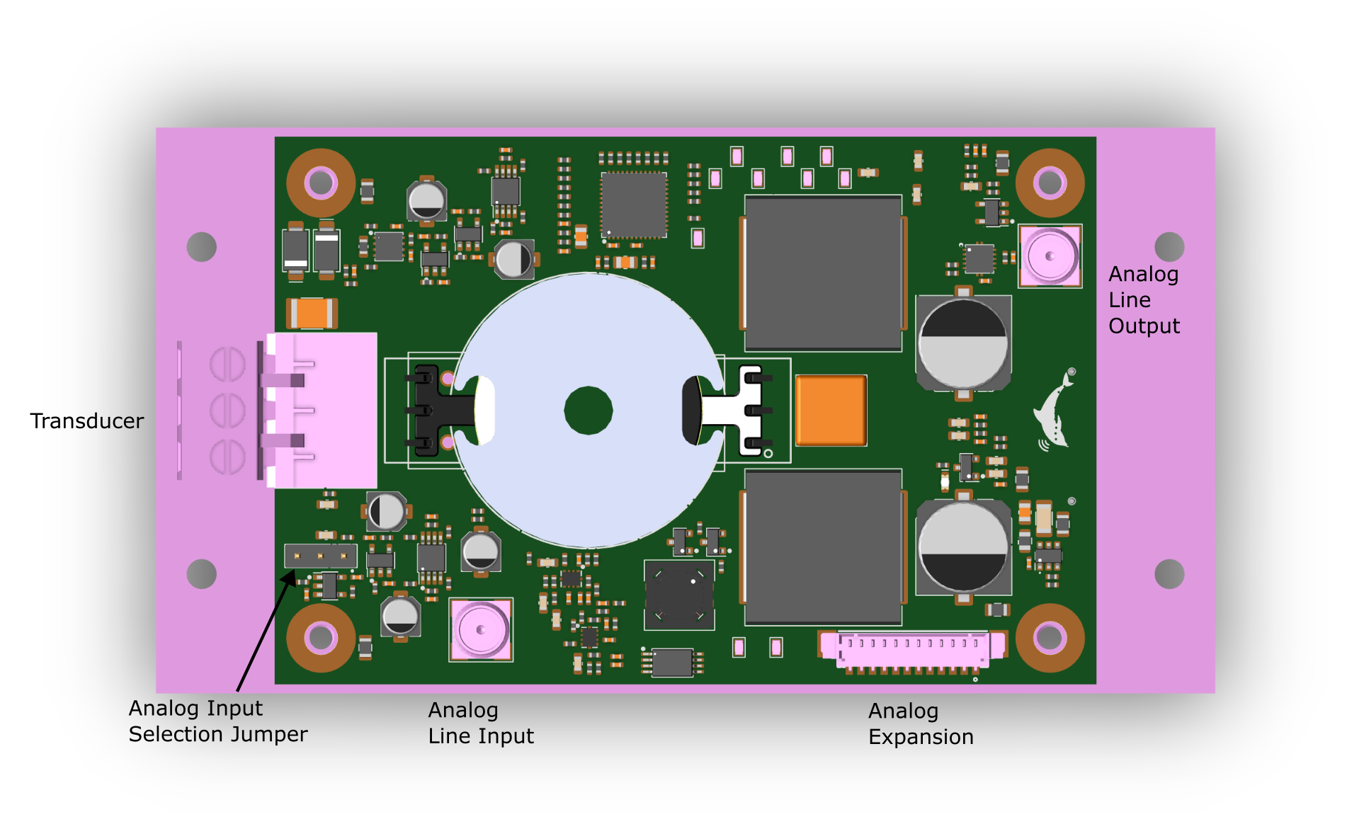PMM5544 analog board connector locations