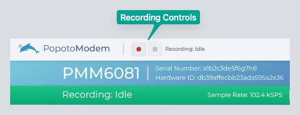 Web UI Modem Dashboard