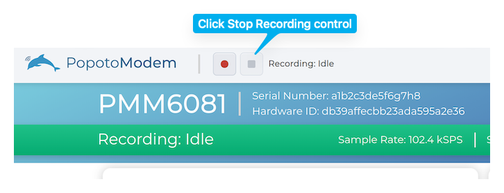 Stop Recording