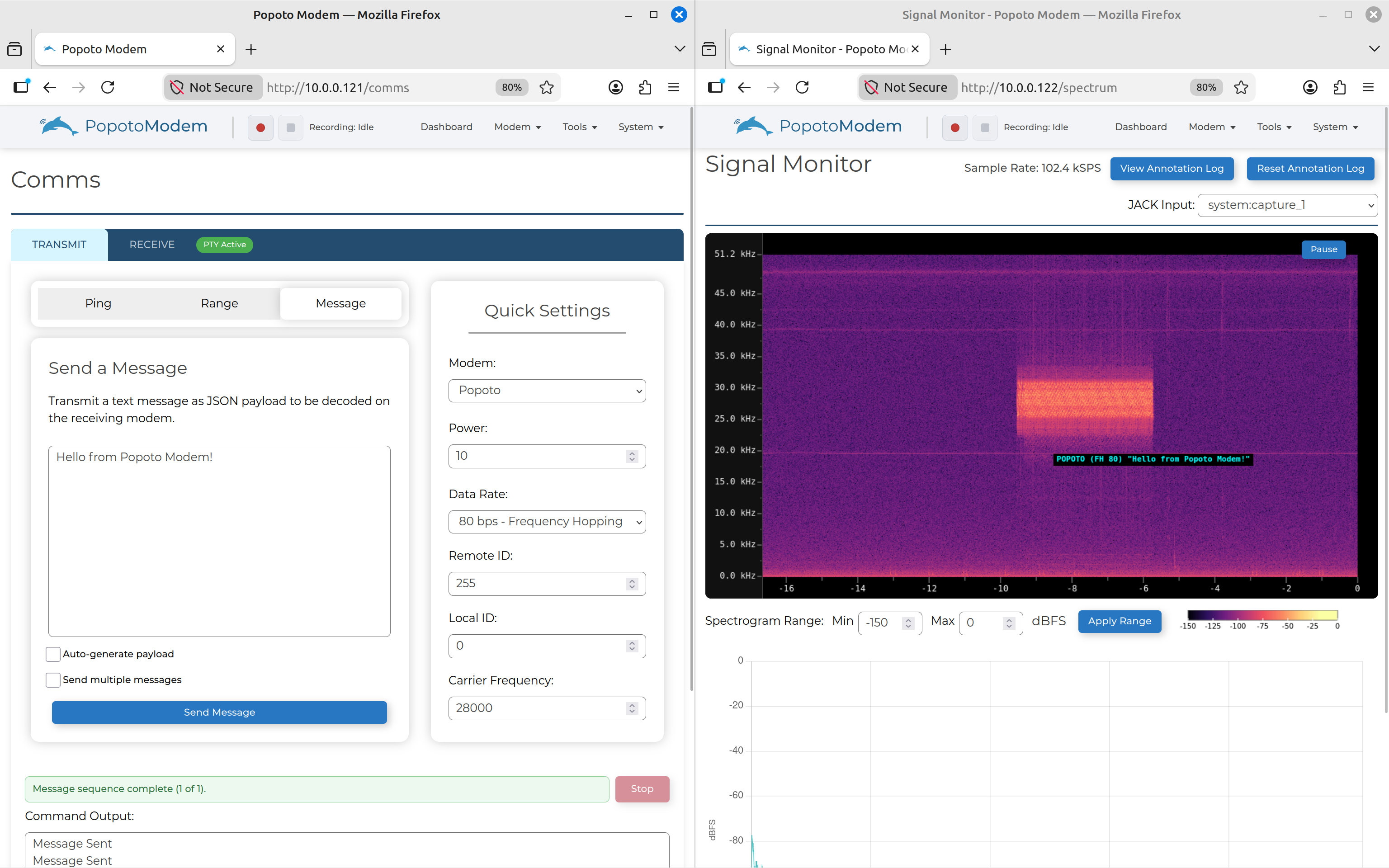 Monitoring the Acoustic Signal
