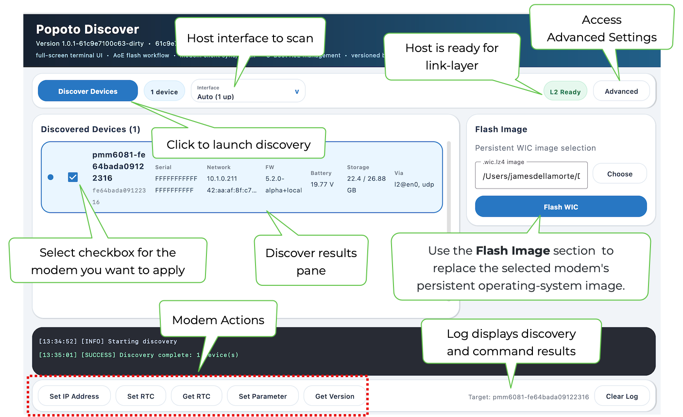 Popoto Discover Main Screen