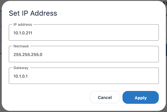 Popoto Discover - Set IP Address